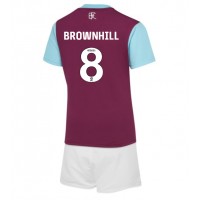 Maglia Calcio Burnley Josh Brownhill #8 Prima Divisa Bambino 2024-25 Manica Corta (+ pantaloncini)